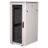ROLINE 19" Baie réseau Pro 26U, 600x800 LxP Porte verre gris