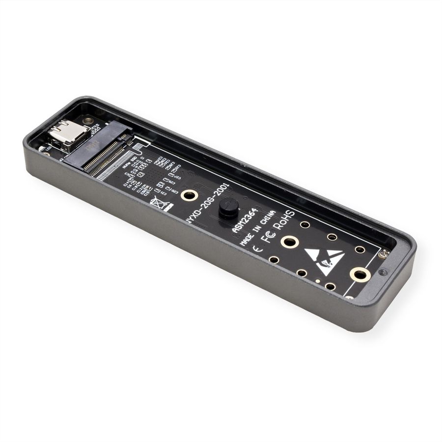 VALUE Boîtier externe SSD, M.2, NVMe - USB 3.2 Gen 2x2 type C