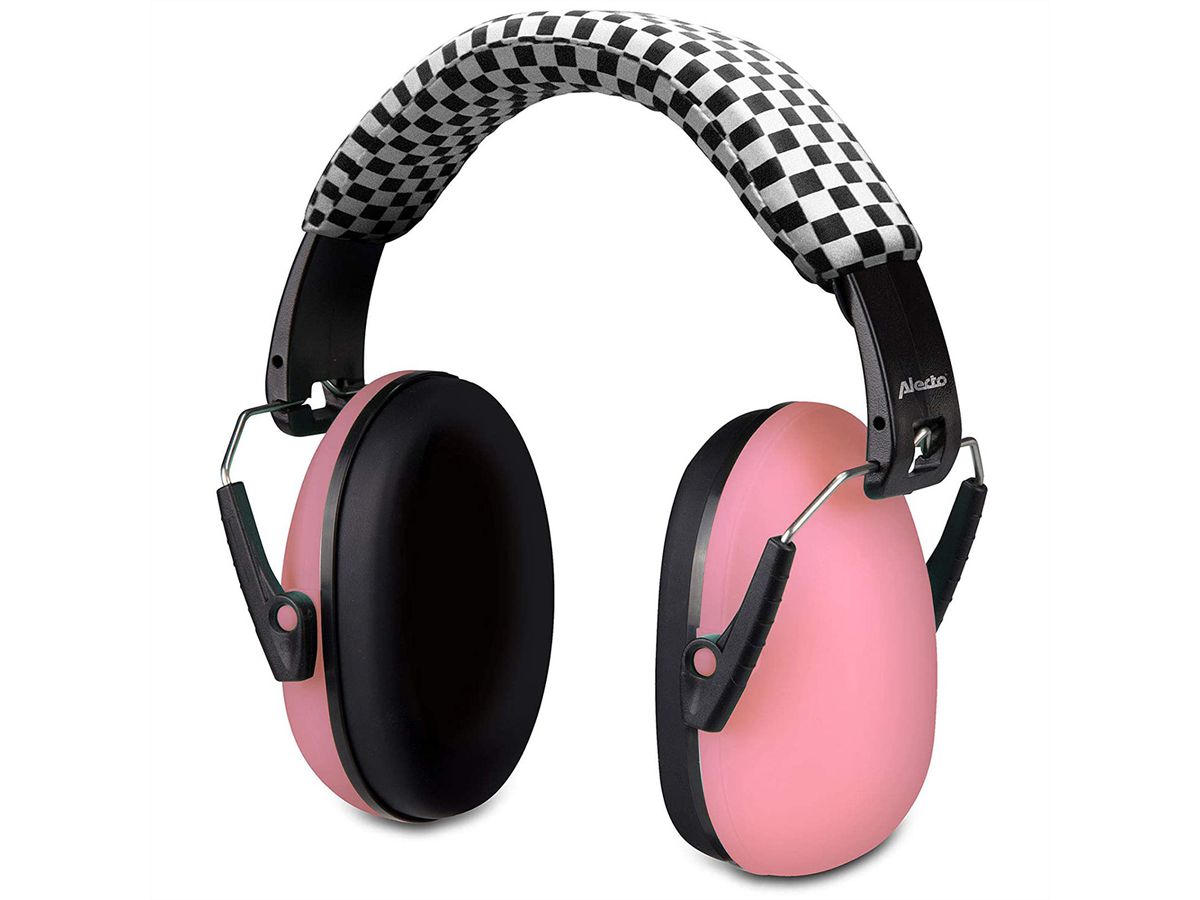 Alecto BV-71RE Gehörschutz für Kinder, Pink