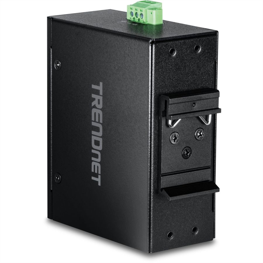 TRENDnet  TI-PELC80 Mini switch industriel rail DIN Fast Ethernet PoE+ à 8 ports