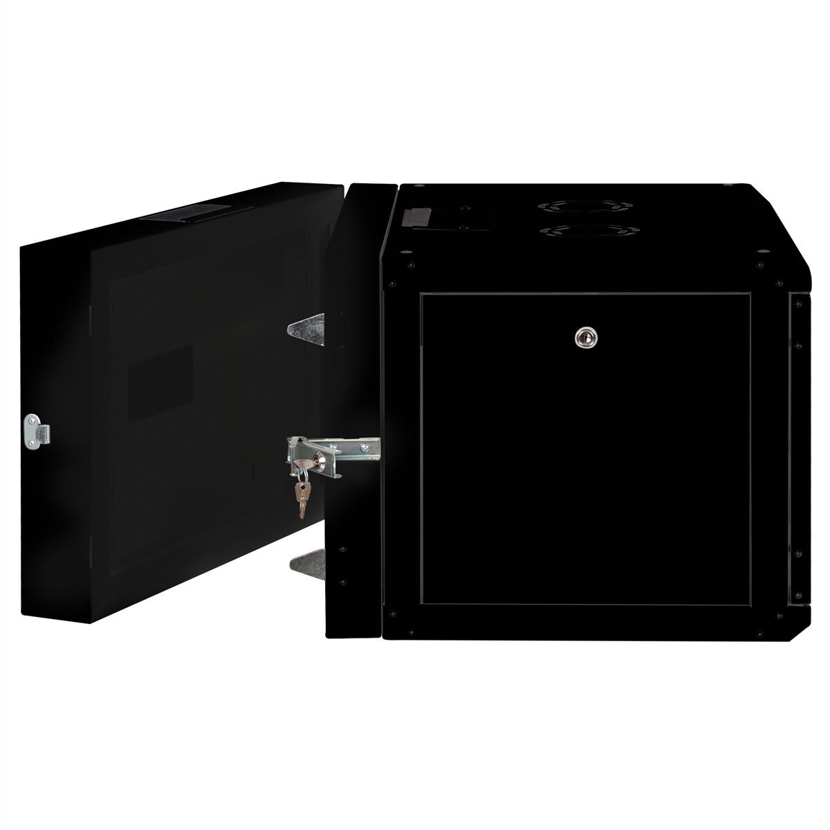 ROLINE 19" Boîtier mural Pro 7U, 600x600 LxP pivotant en 2 parties noir