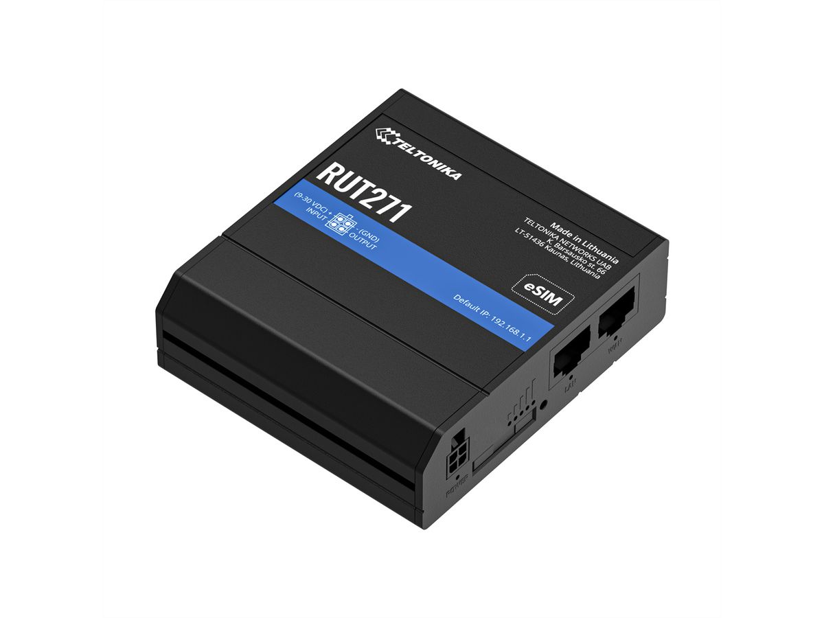 TELTONIKA RUT271 Redcap 5G Router eSIM