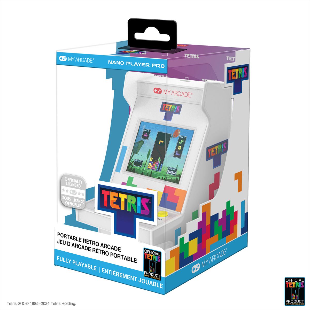 My Arcade Tetris Nano Player Pro, Mini-Arcade, Tetris, 2.4" Display