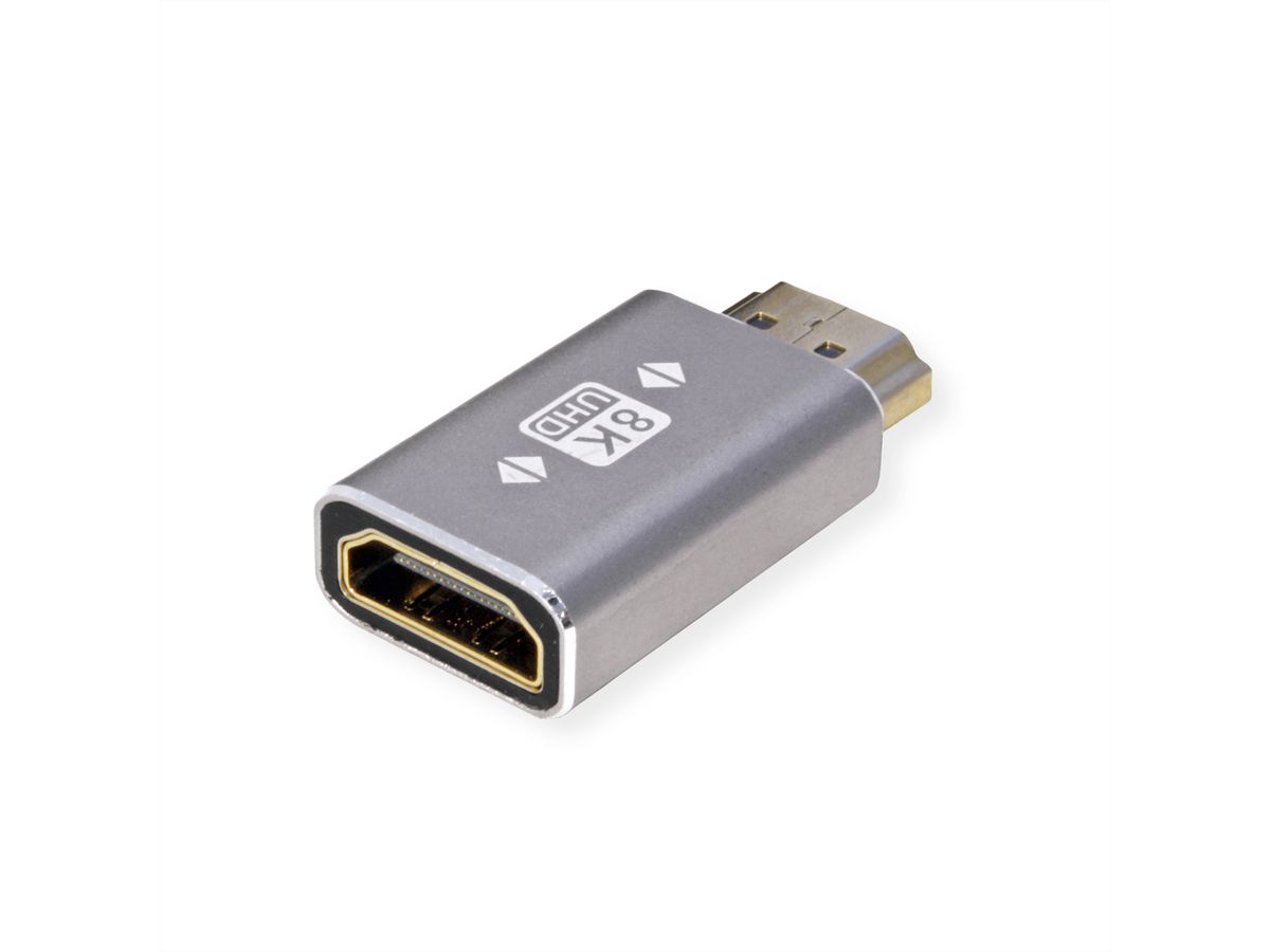ROLINE 8K HDMI Adapter, HDMI ST/BU