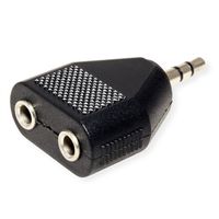 VALUE Adaptateur 3,5mm (1x M, 2x F)