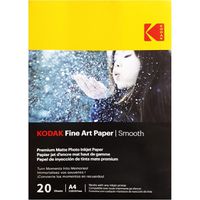 Papier photo Kodak - 20 feuilles A4, 230g/sqm, 21cm x 29.7cm, mat