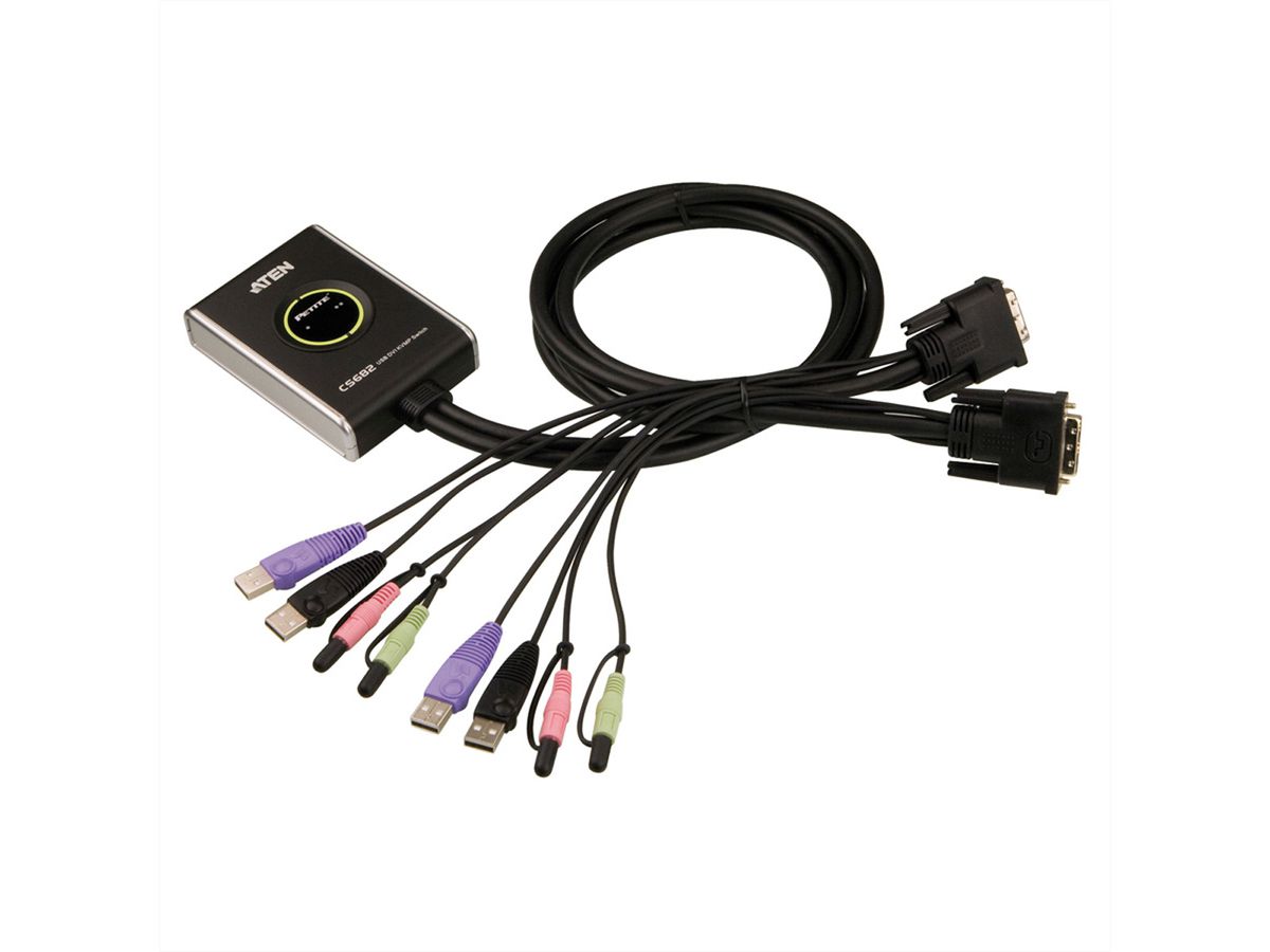 ATEN CS682 Switch KVM DVI, USB, 2 ports