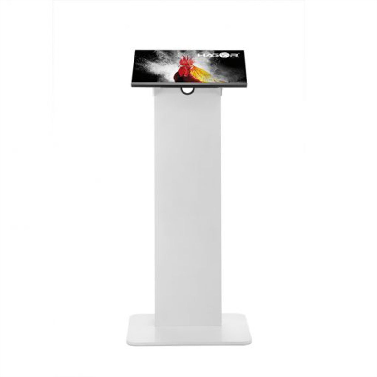 Hagor Indoorstele vis-it Tilt, blanc, Borne d'intérieur indépendante avec réglage de l'inclinaison en continu, blanc