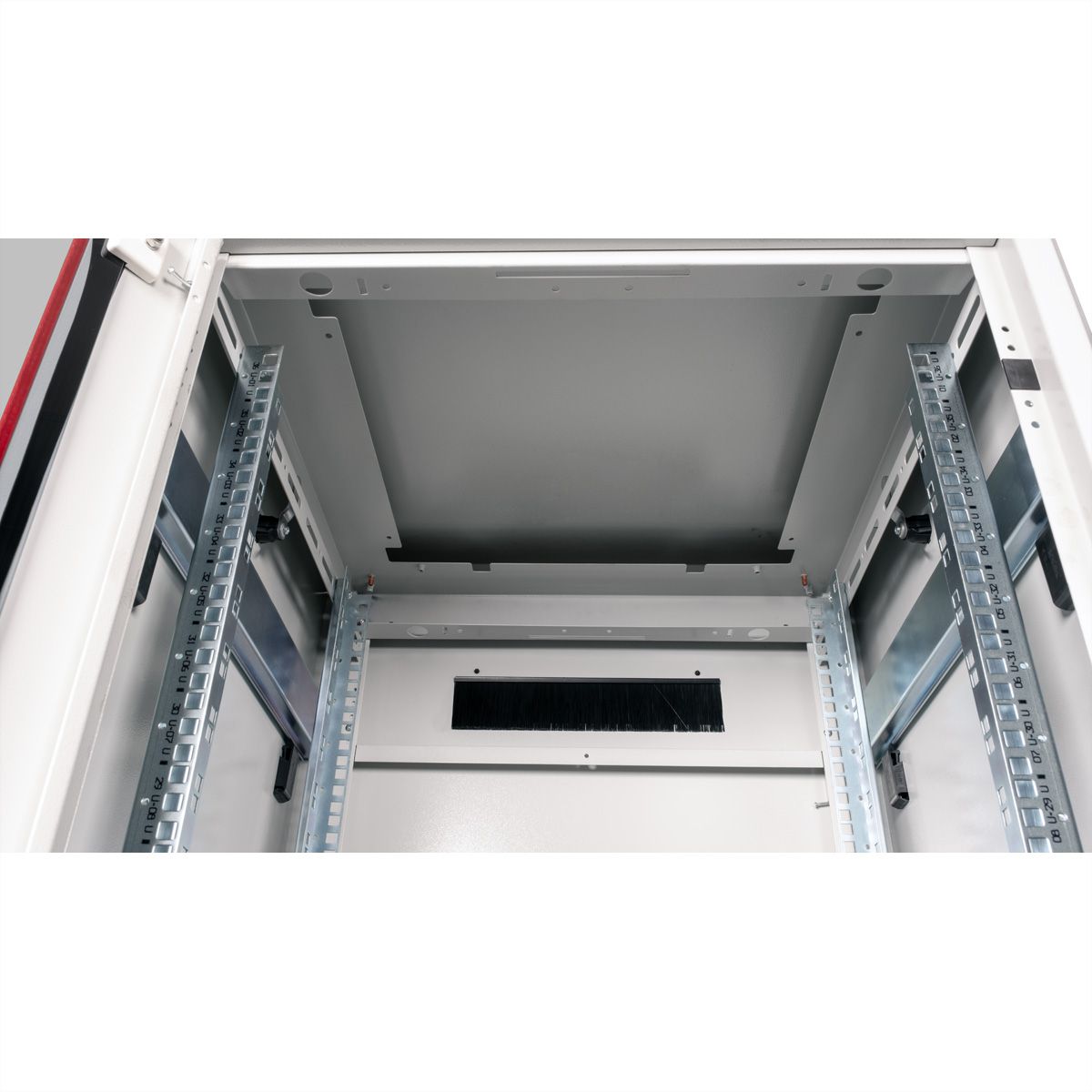 ROLINE 19-Zoll Netzwerkschrank Pro 36 HE, 600x600 BxT Glastür grau
