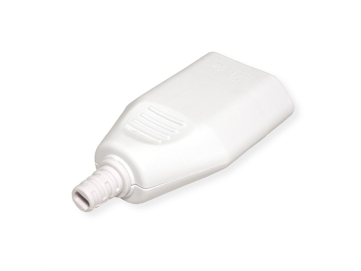 BACHMANN Prise femelle plate Euro 2,5A/250VAC, blanc