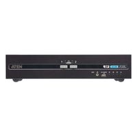 ATEN CS1142DP4C Commutateur KVM sécurisé DisplayPort à 2 ports USB et double affichage avec CAC