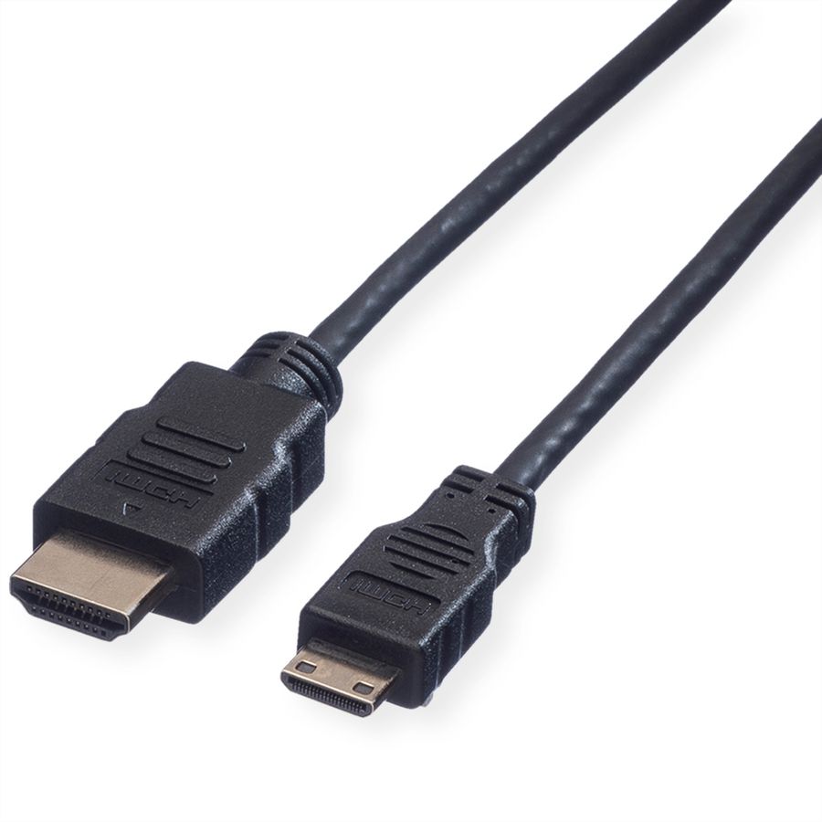 VALUE Câble HDMI High Speed avec Ethernet, HDMI M - Mini HDMI M, 2 m