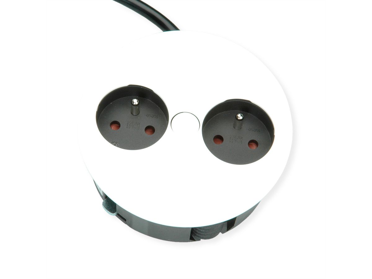 BACHMANN TWIST 2xUTE 2,0m AEH weiss 30GE seidenmatt