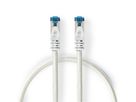 Nedis Patchkabel Cat.6A S/FTP, weiss, 1.0m