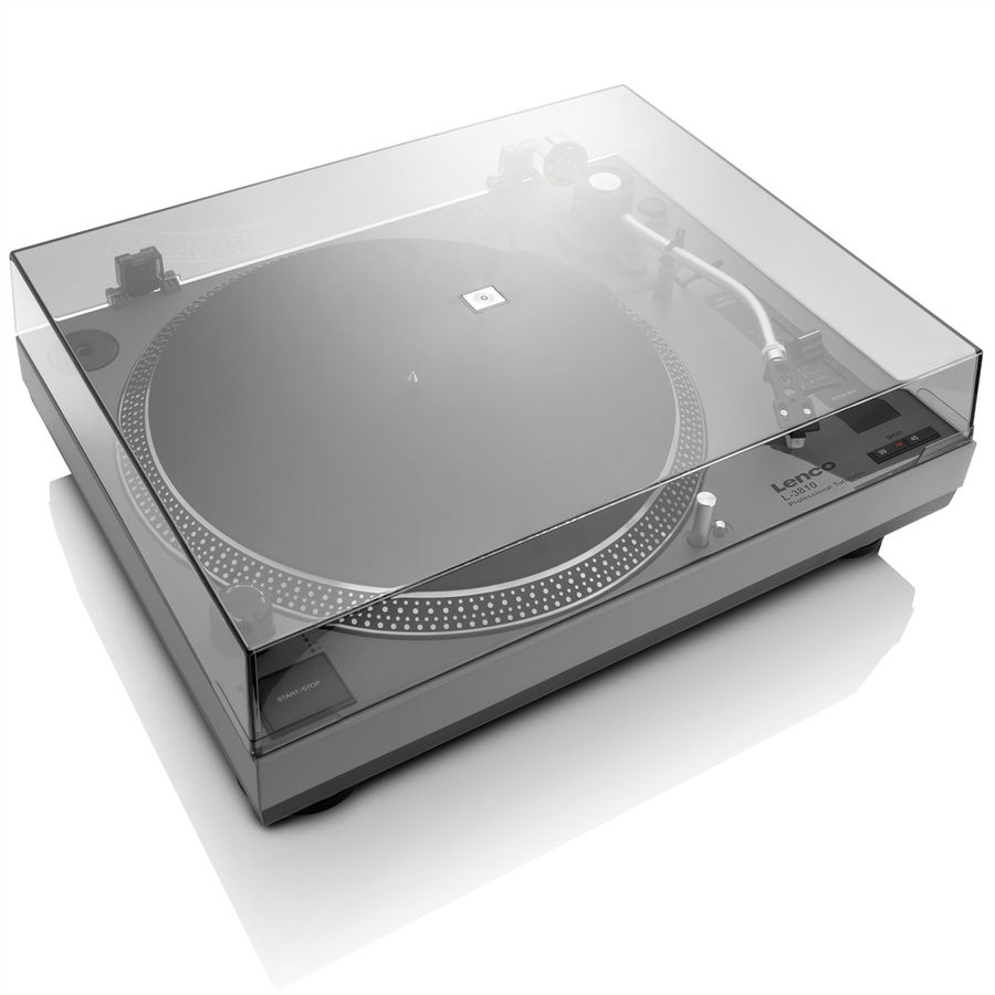 Lenco Platine vinyle L-3810GY, gris