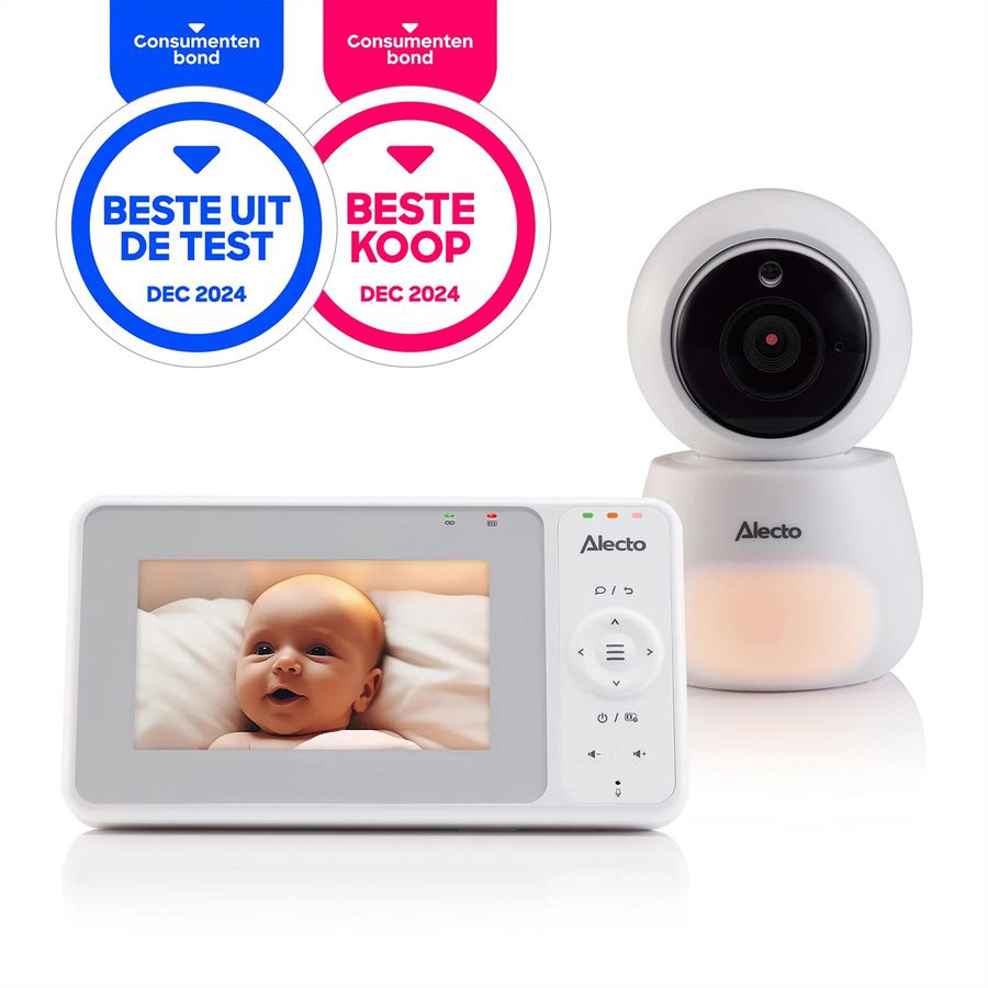 Alecto Babyphone DVM2043 10.9cm Display, caméra orientable, veilleuse