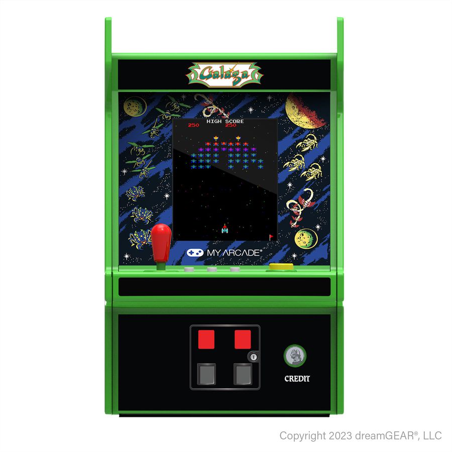 My Arcade Galaga Micro Player Pro, Mini-Arcade, 2 Spiele, 2.75" Display