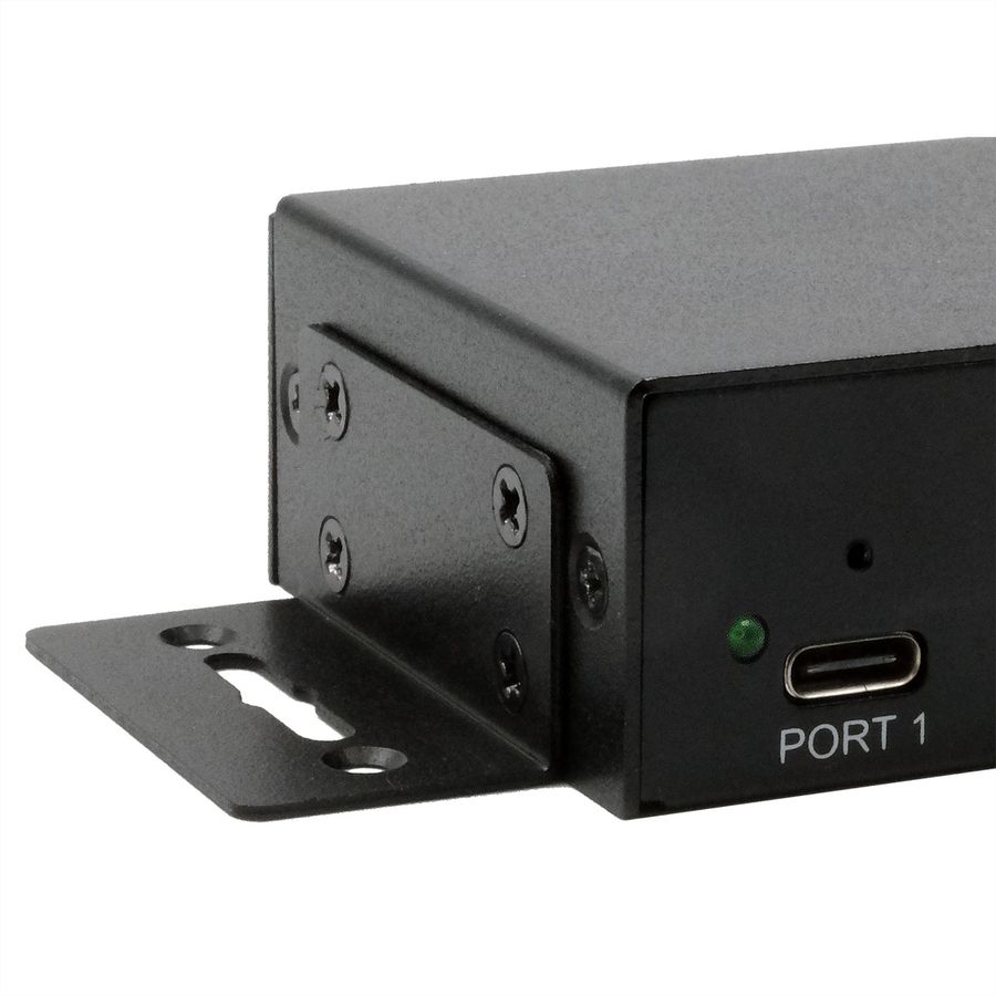 EXSYS EX-12293HMS Hub métal USB 3.2 Gen2, 4 ports, 3x C et 1x A