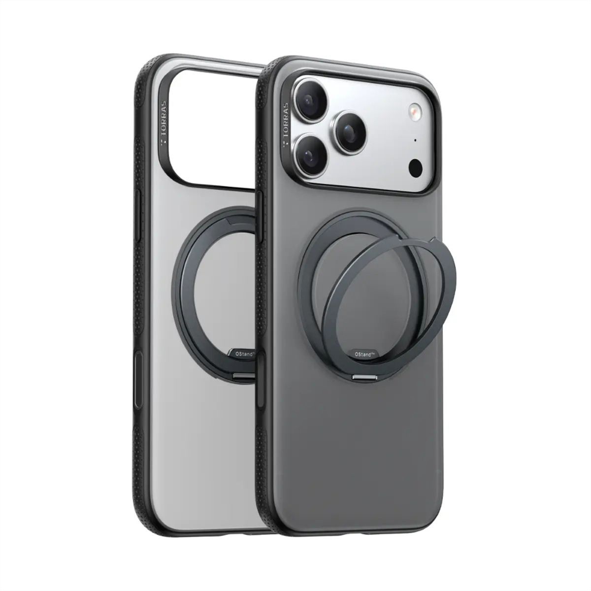 Torras Ostand R Fitness Case, iPhone 17 Pro Max, MagSafe, noir
