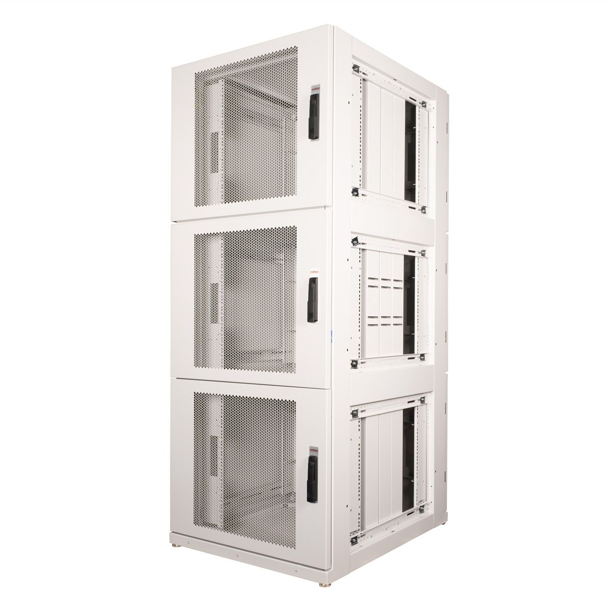 ROLINE Armoire de colocation 45U 800x1000mm, 3 compartiments, gris