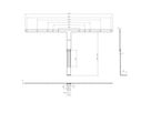 Hagor Poly P15 E70 X30 Adaptateur d'écran 55 - 75, noir