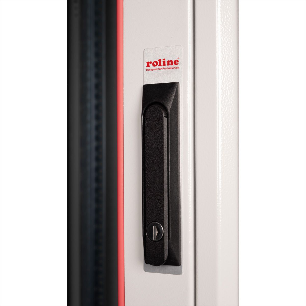 ROLINE 19-Zoll Netzwerkschrank Basic 22 HE, 600x800 BxT Glastür grau