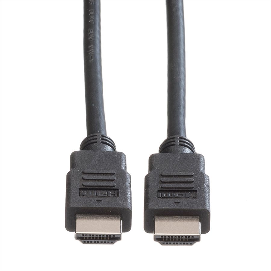 ROLINE HDMI High Speed Kabel mit Ethernet, LSOH, schwarz, 7,5 m