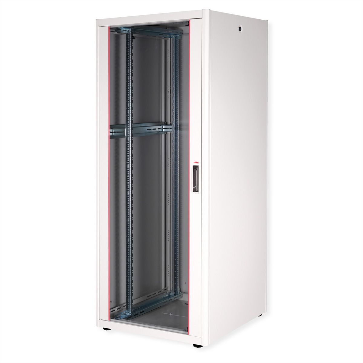 ROLINE 19-Zoll Netzwerkschrank Basic 42 HE, 800x800 BxT Glastür grau
