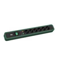 BACHMANN PRIMO 2 6xCEE7/3 1xSPD 1xinterrupteur 2,0m CEE7/7 RAL6028