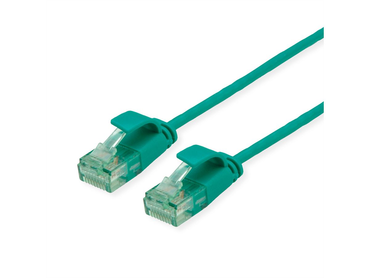 ROLINE RM Cordon Data Center UTP Cat.6A (Classe EA), slim, vert, 5 m