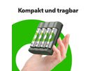 GP Batteries USB-Ladegerät GP B421, inkl. 4 x ReCyko AA 2100 mAh