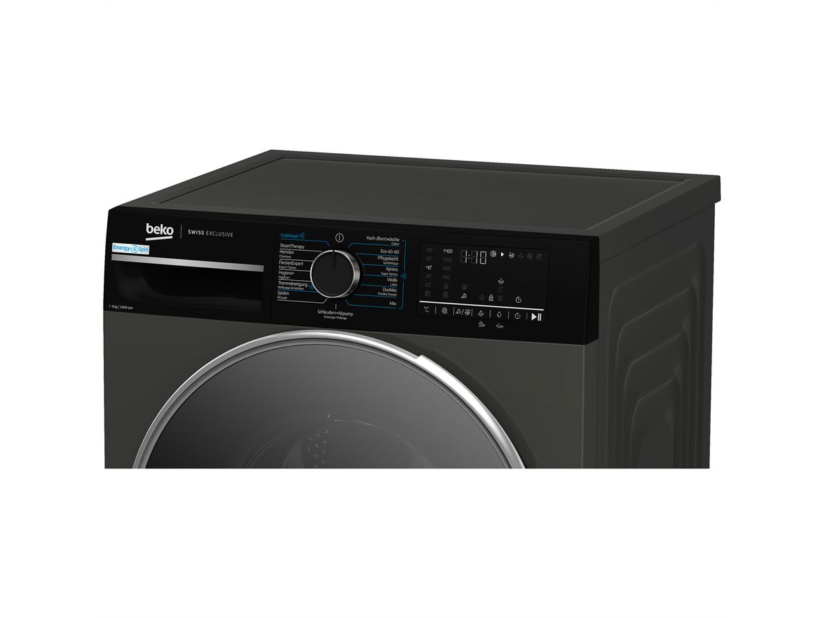 Beko lave-linge WM520, 9kg, A-10%, manhattan gray