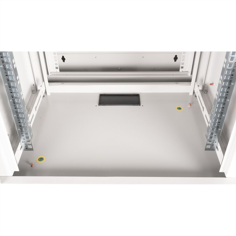 ROLINE 19-Zoll Wandgehäuse Pro 12 HE, 600x600 BxT zweiteilig schwenkbar grau