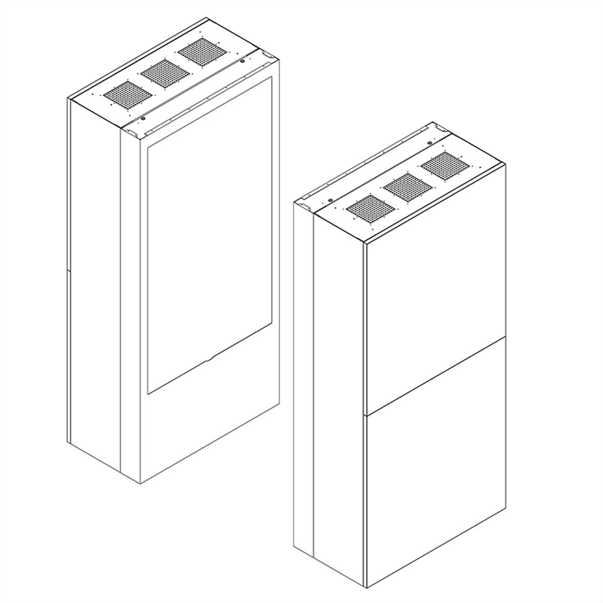Hagor ScreenOut Kiosk OH75, Outdoor, noir