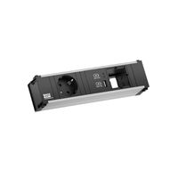 BACHMANN CONI 1xSchutzkontakt USB A&C, USB Charger 22W 1xABD 0,2m GST18