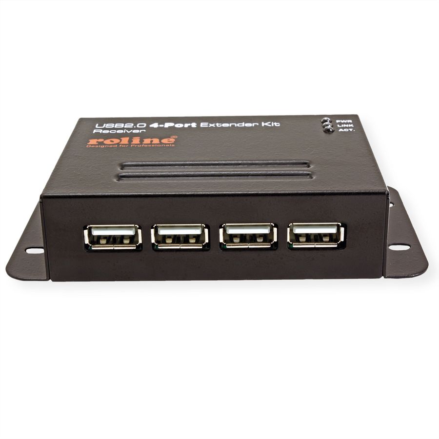 ROLINE Rallonge USB 2.0 à partir de RJ45, 4x USB, max. 50m