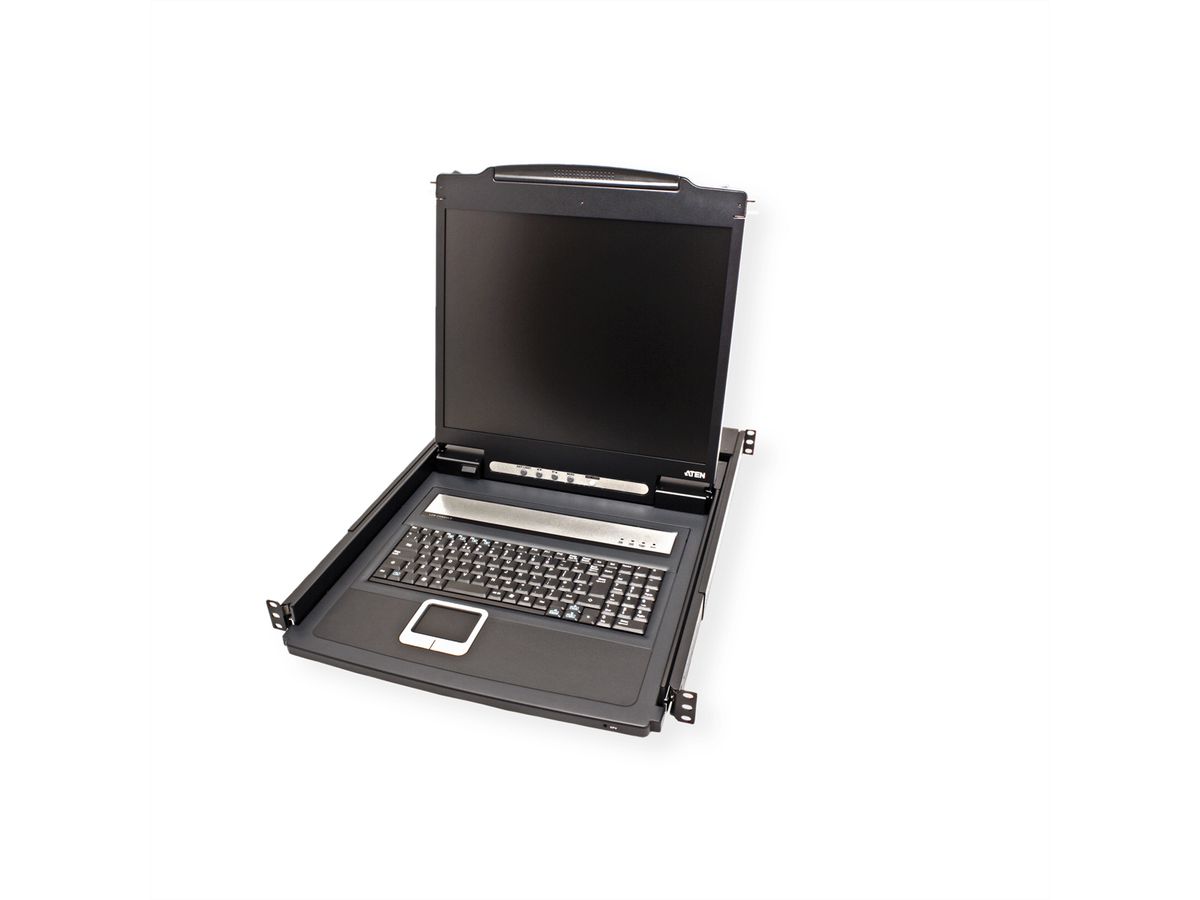 ATEN CL1000N KVM-Konsole, 19" LCD, VGA, PS/2, UK-Layout