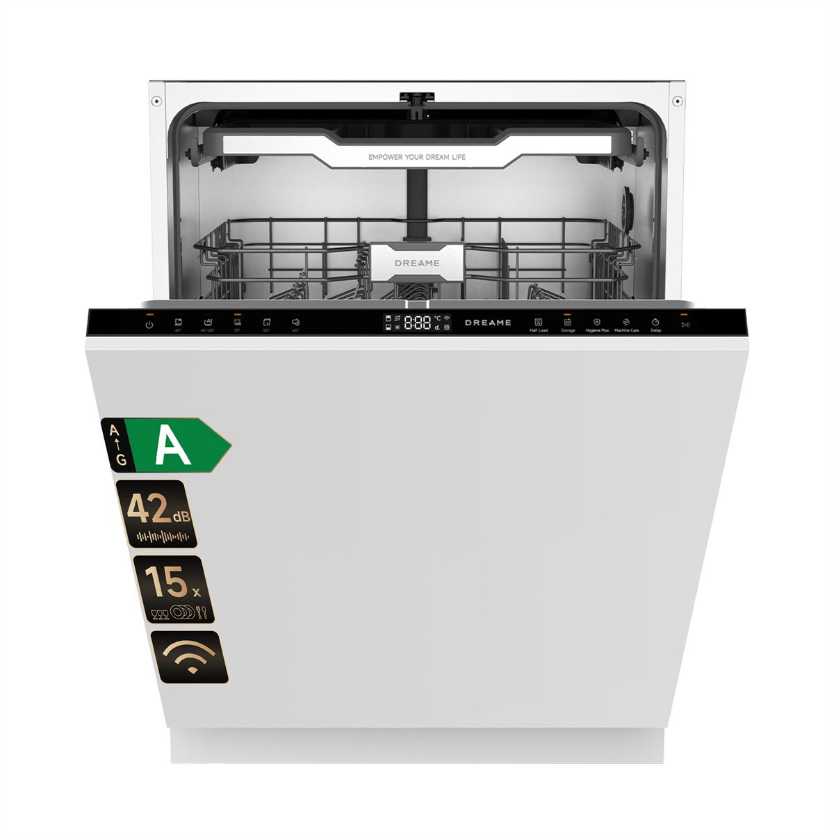 Dreame Geschirrspüler DZ60PRO , DN15DQ86Z6P01EUA, A, Aurora Steel