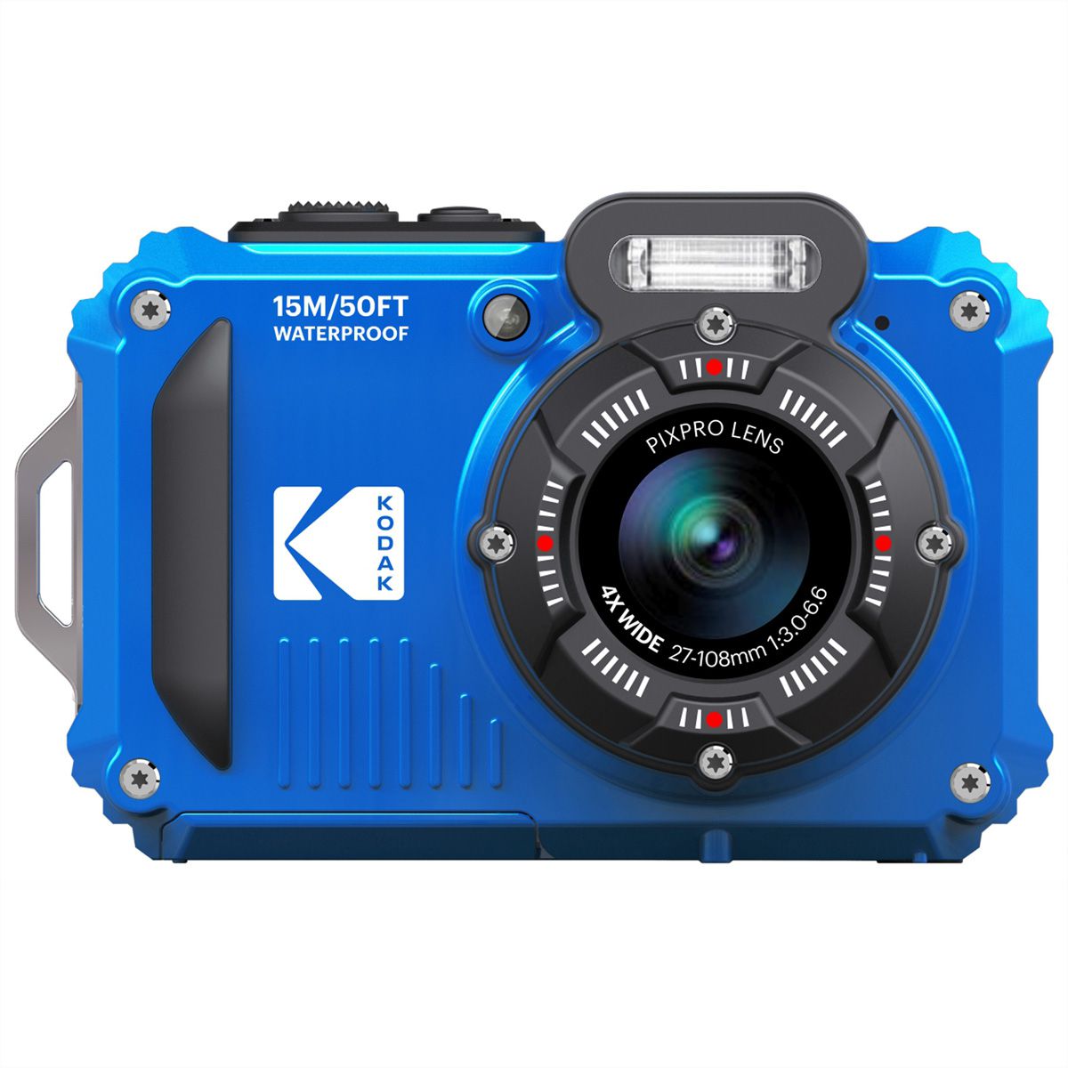Kodak Unterwasserkamera WPZ2, blau, 4x opt. Zoom, 15m, 16MP, WiFi, HD Video