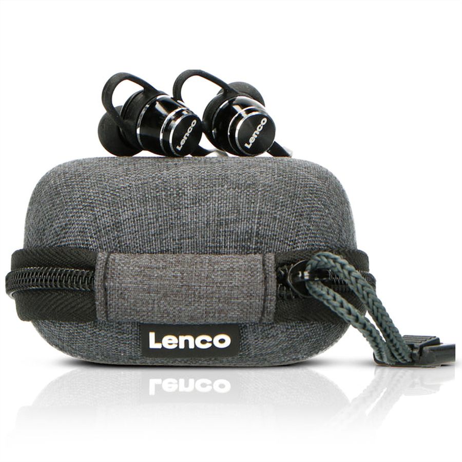 Lenco Casque Bluetooth EPB-160BK, noir,IPX4, avec étui de chargement