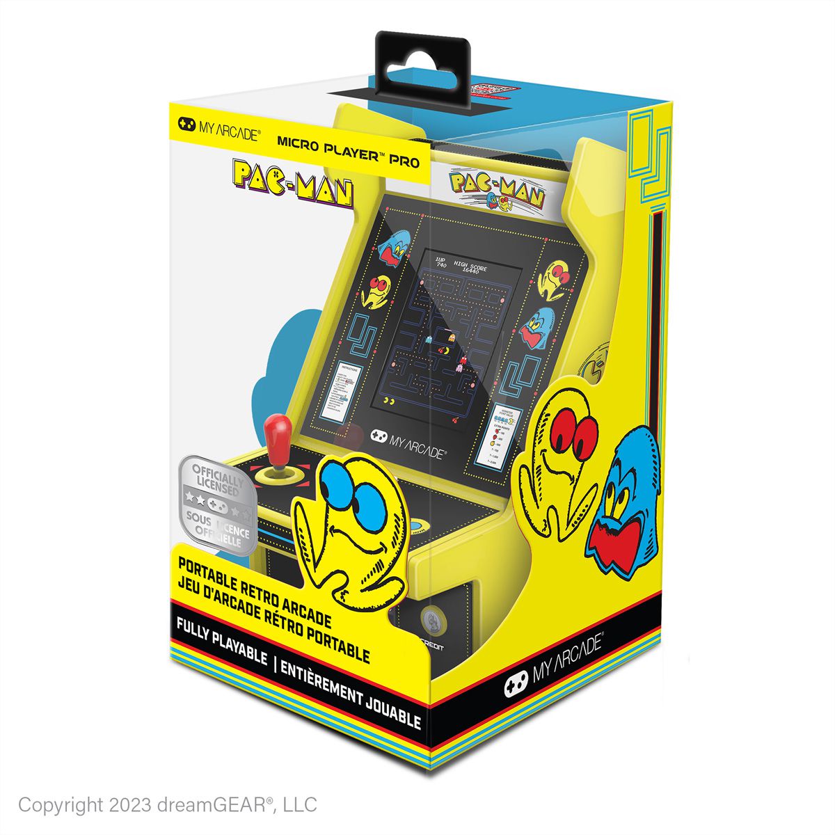 My Arcade PAC-MAN Micro Player Pro, Mini-Arcade, 2.75" Display, USB-C