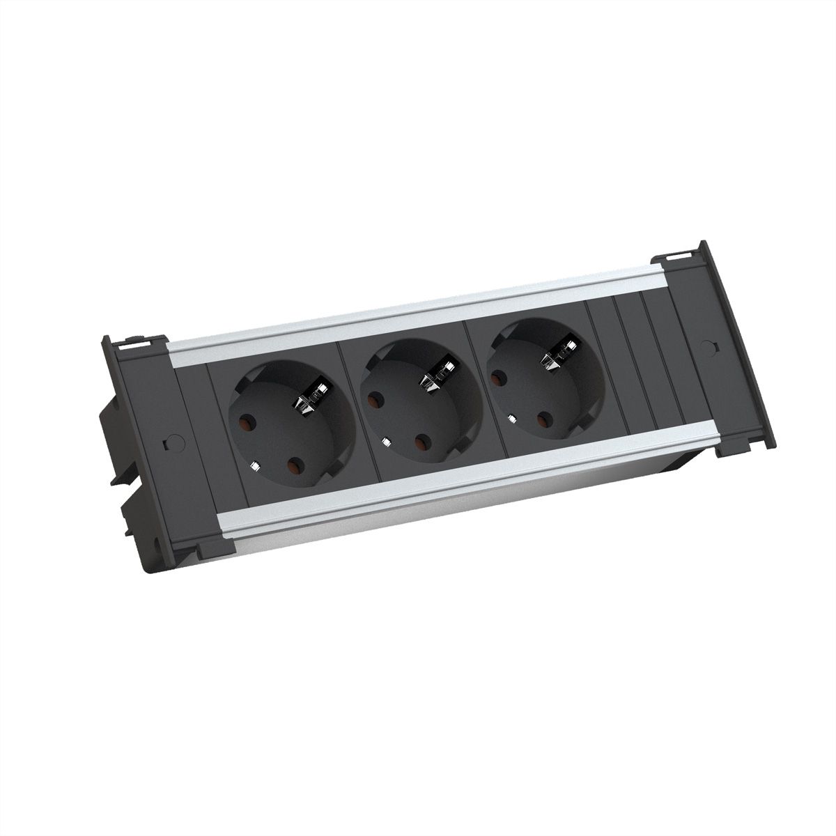 BACHMANN KAPSA Small 3x Schutzkontakt, Montagestecker