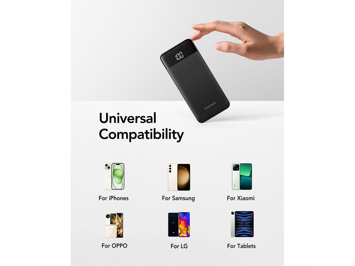 CHARMAST Powerbank W1056 10000mah black