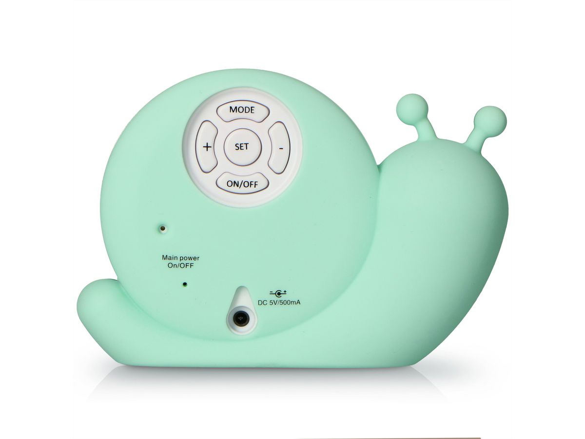 Alecto Wecker / Nachtlicht BC110 SIMON, Schnecke