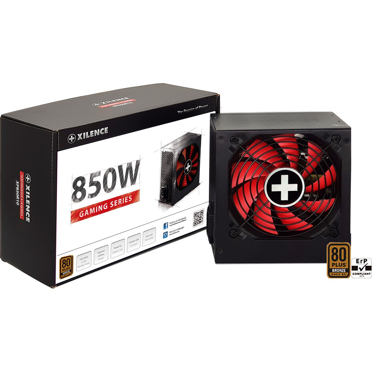 Xilence XP850R10 850W Alimentation PC, 80+ Bronze, Gaming, ATX