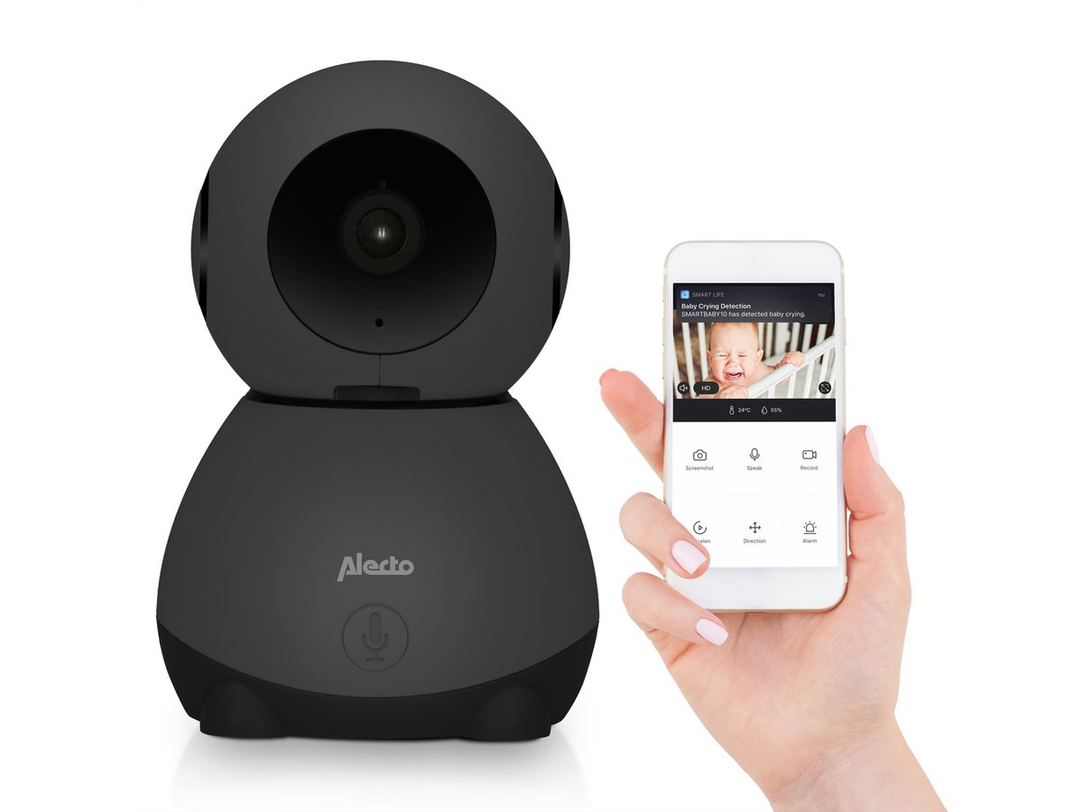 Alecto Babyphone SMARTBABY10, Schwarz