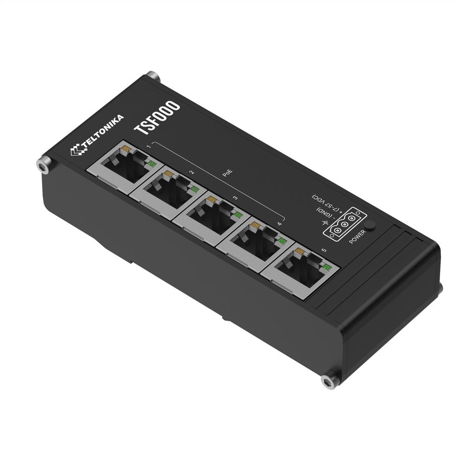 TELTONIKA TSF000 5-Port Switch 4x PoE+