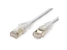Cordon DÄTWYLER Cat.5e (Classe D) CU 5502 PVC S/UTP, gris, 1 m