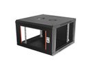ROLINE 19-Zoll Wandgehäuse Basic Plus 6HE, 600x600 BxT schwarz
