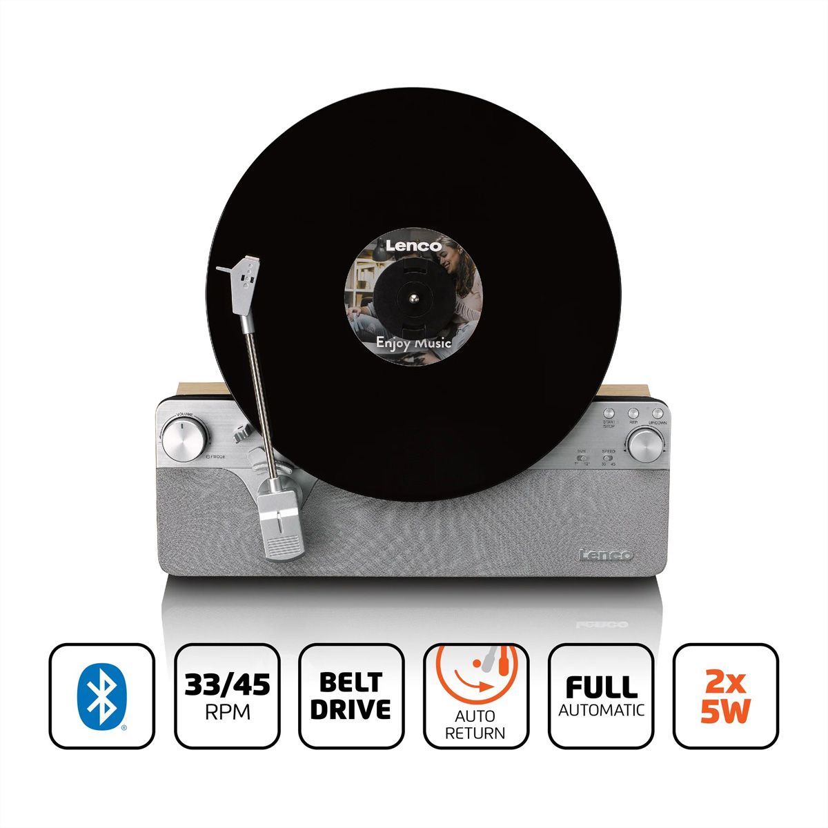 Lenco Plattenspieler LSA-071SI , Bluetooth